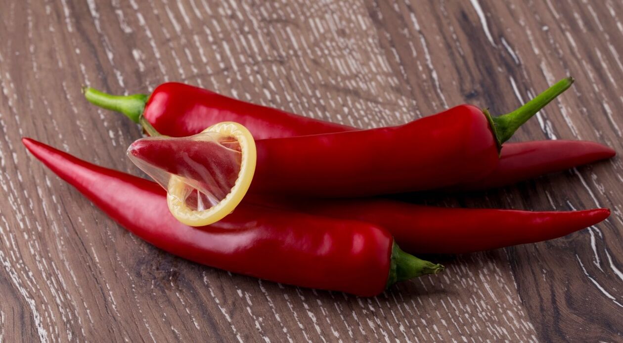 Chilipfeffer erhöht den Testosteronspiegel im männlichen Körper und verbessert die Potenz